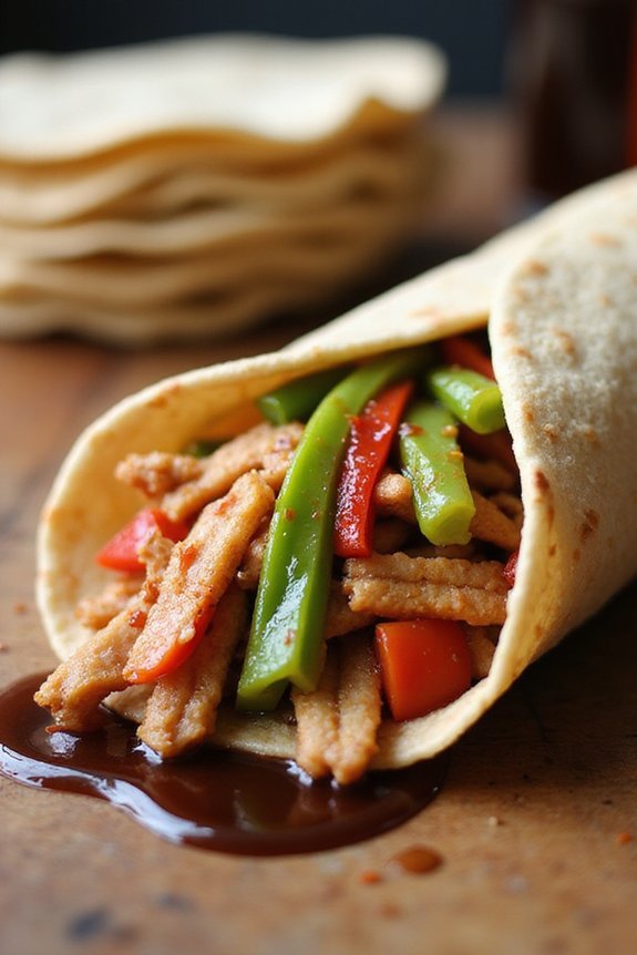 Funtastic Seitan Fajitas (Quick & Easy) - preparation