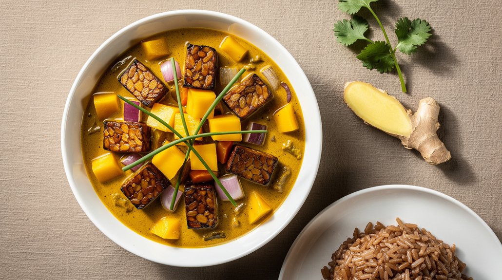 Golden Tempeh Curry (Best Plant-Based Dinner)