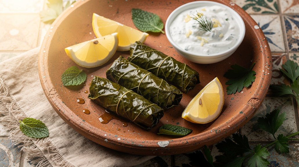 Homemade Vegan Dolmades (Grape Leaves)