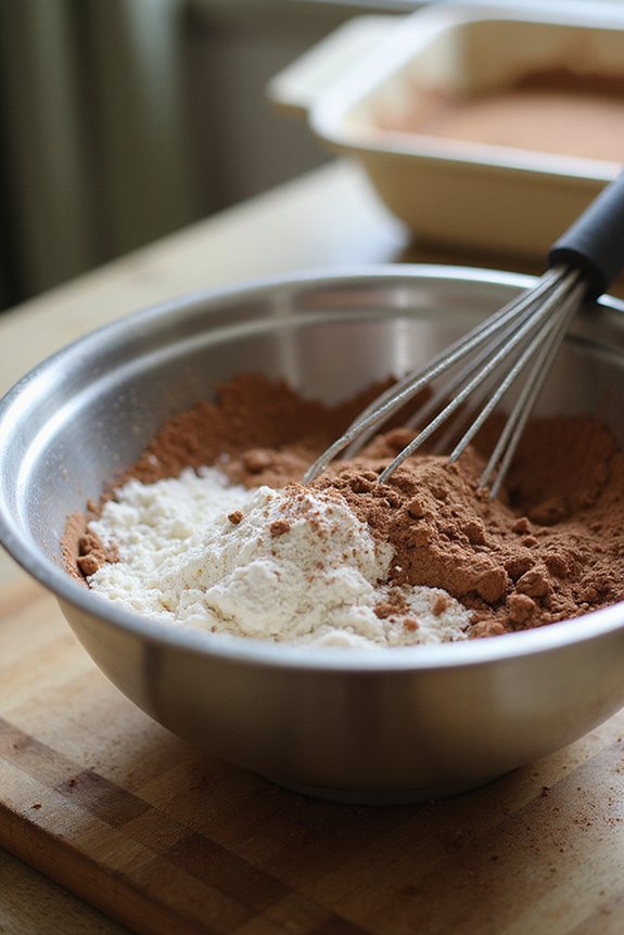 Easy Vegan Chocolate Cake - preparation