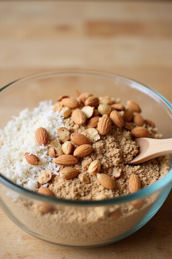 Low Carb 'Granola' Recipe (No Baking) - preparation
