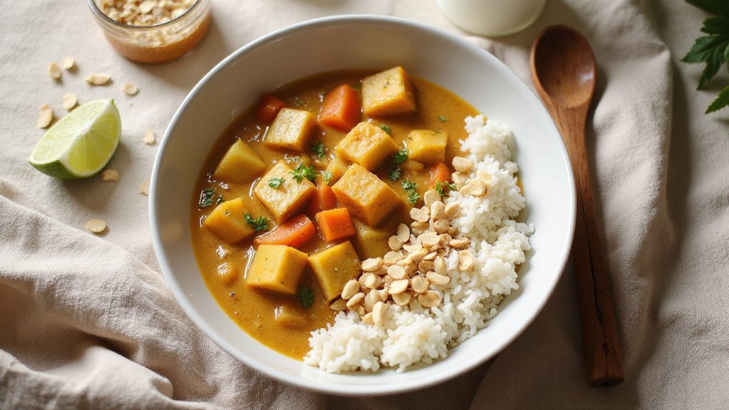 Massaman Curry Tofu (30-Minute Plant-Based)