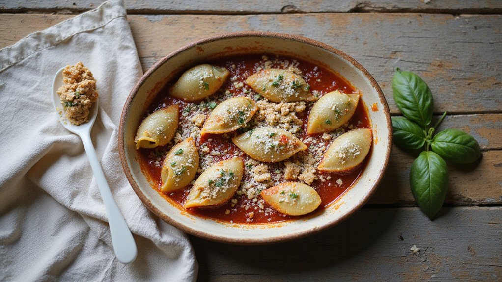 Mock-Ricotta Stuffed Shells (Plant-Based)