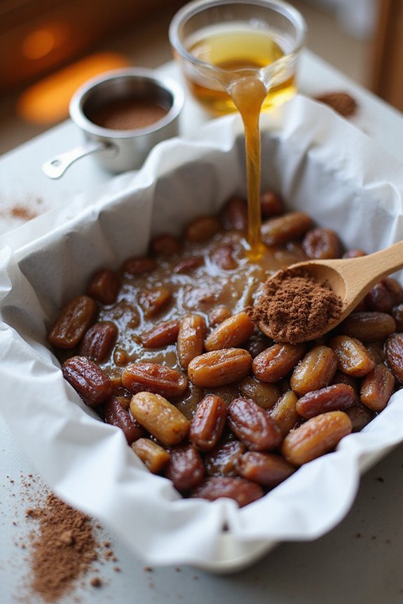 Easy Vegan Date Cake (Quick) - preparation