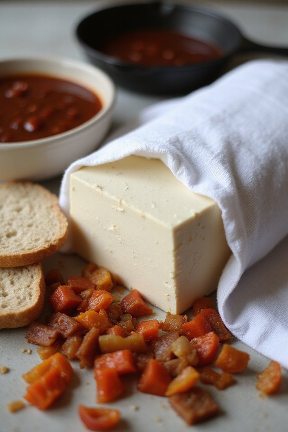 No-Fuss BBQ Tofu Sandwiches (5-Ingredient) - preparation