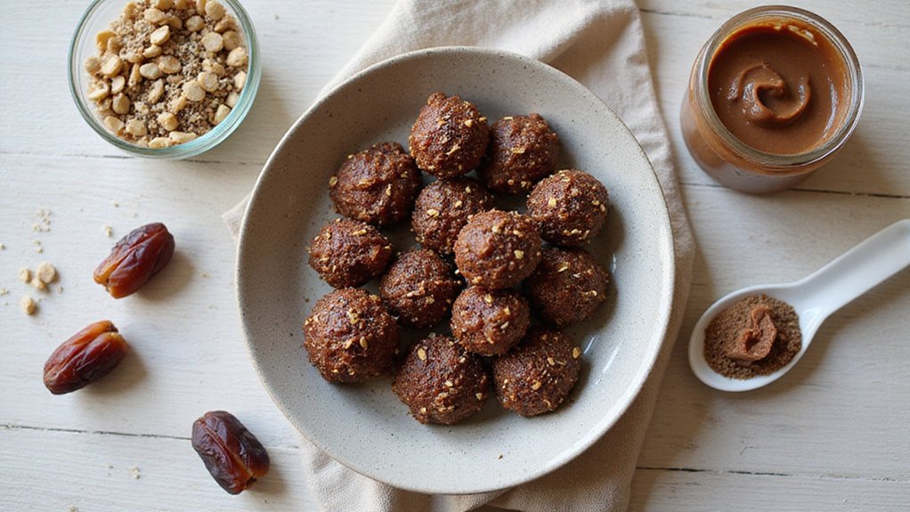 Peanut Chocolate Chia Quinoa Poppers