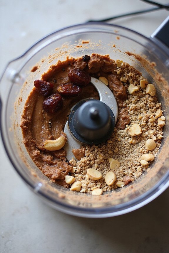 Peanut Chocolate Chia Quinoa Poppers (No-Bake) - preparation