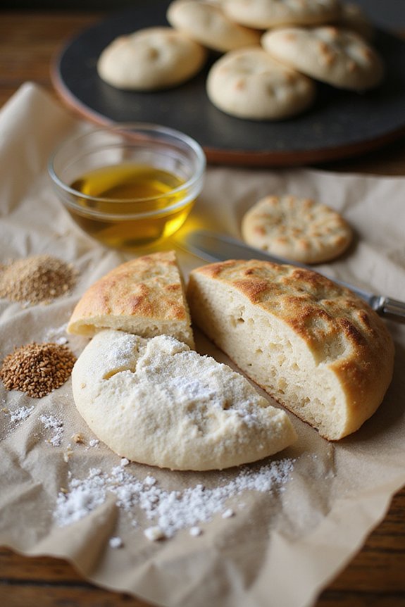 Quick Gluten-Free Vegan Pita (No Yeast!) - preparation