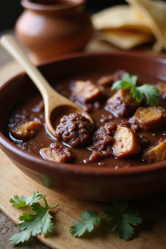 Quick Mole Seitan Stew (One-Pot Comfort Food) - preparation