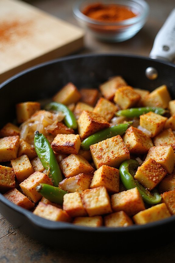 Quick Spicy Tempeh Hash (Ready in 20 Minutes) - preparation