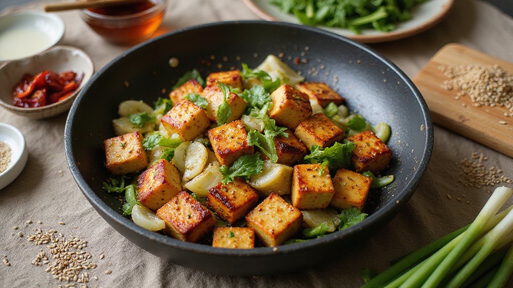 Quick Stir-Fry: Tofu & Chinese Chives (Easy)