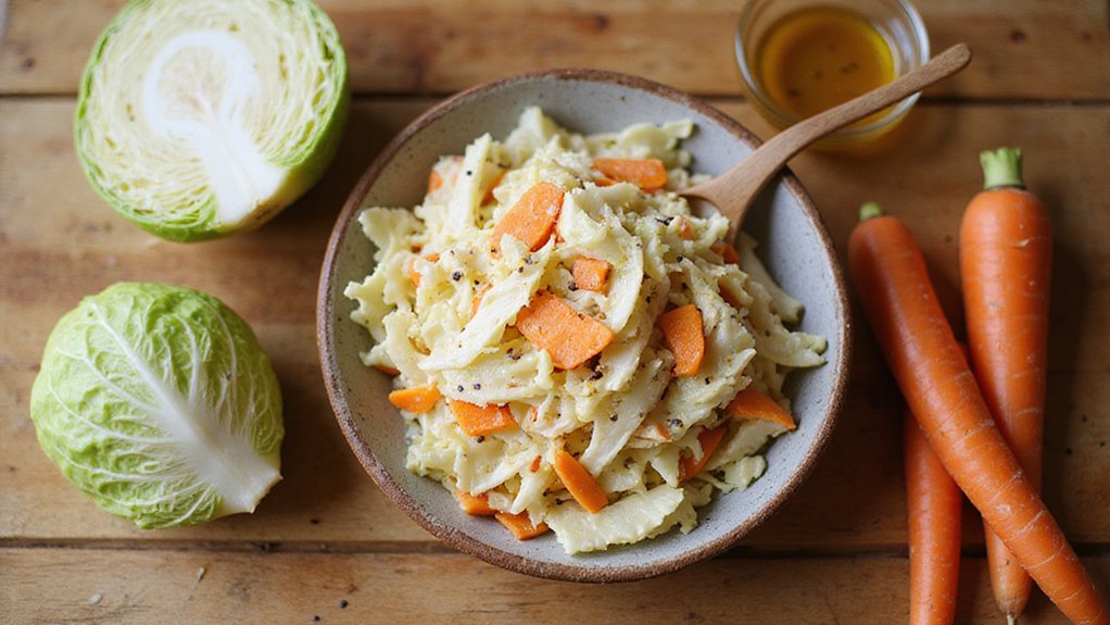 Quick Vegan Coleslaw Recipe (10 Minutes)