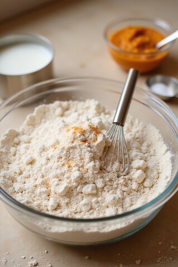 Quick Vegan Pumpkin Pie Pancakes - preparation