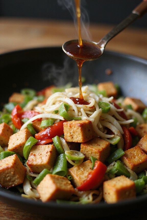 Quick Vegetable & Tofu Stir Fry (20 Minutes) - preparation