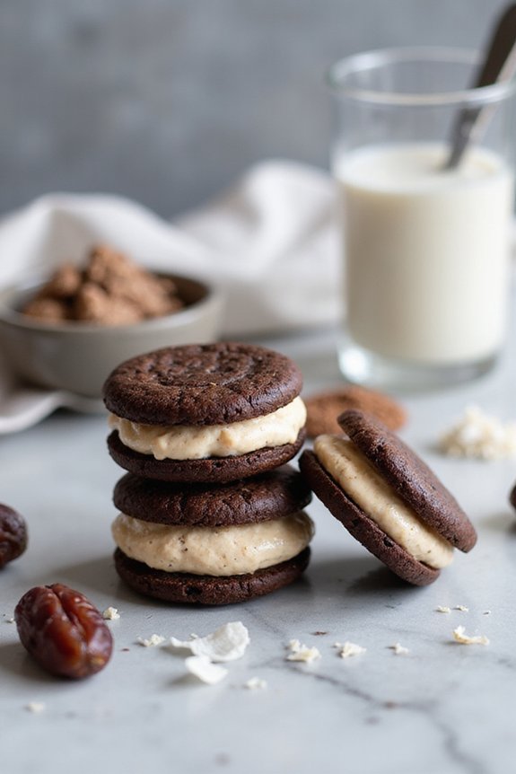 Raw Vegan Oreo Cookies (No-Bake) - preparation