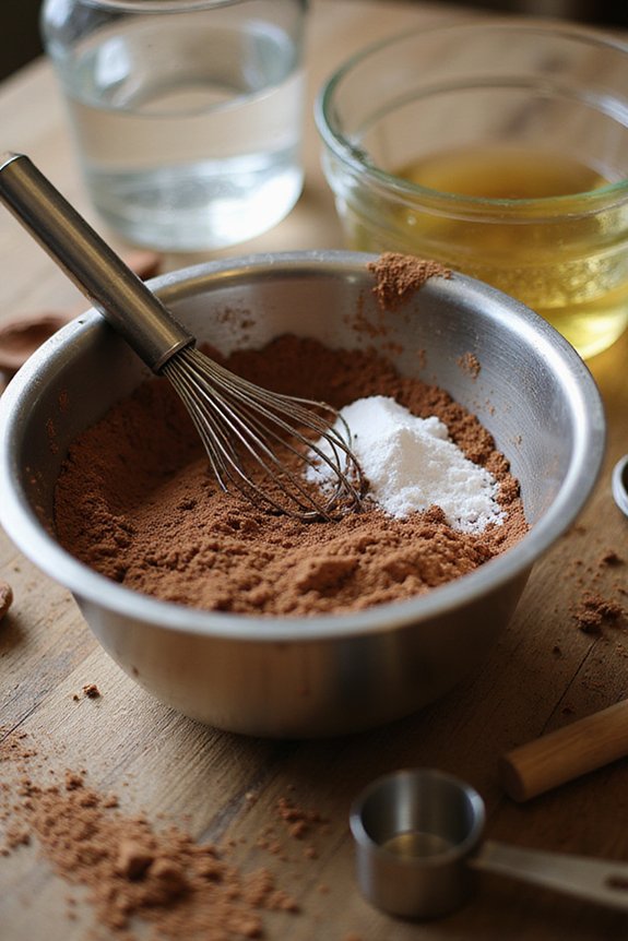 Rich Eggless Chocolate Cake (Vegan-Friendly) - preparation