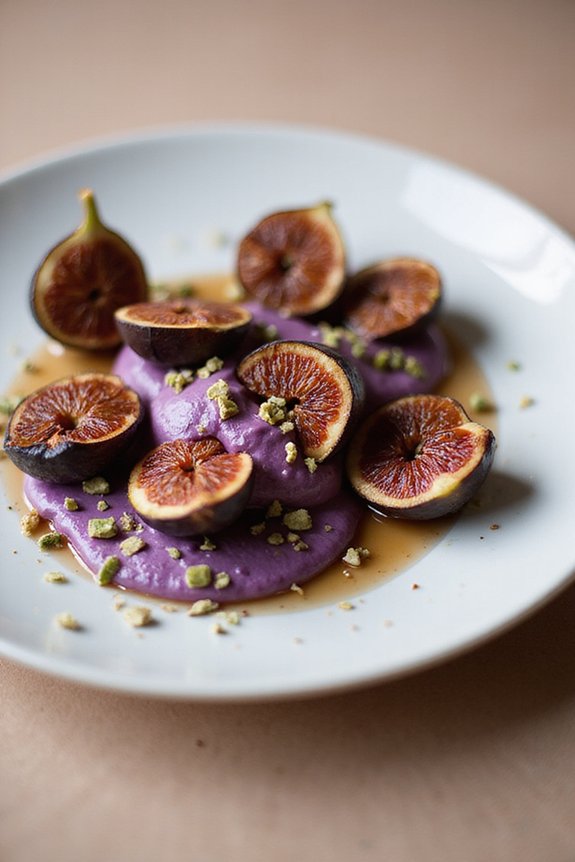 Roasted Figs With Açaí Coconut Cream (Elegant) - preparation