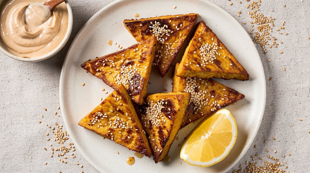 Sesame-Coated Crispy Tofu (Easy)