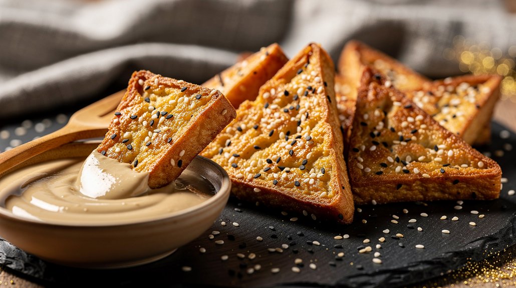 Sesame-Coated Crispy Tofu (Easy) - preparation
