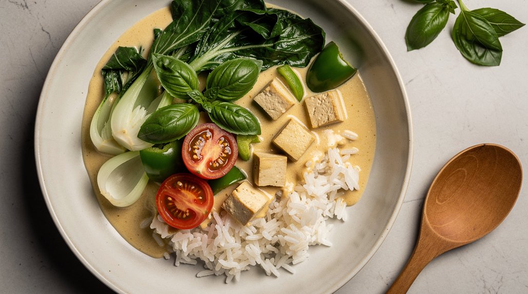 Silky Tofu Coconut Curry