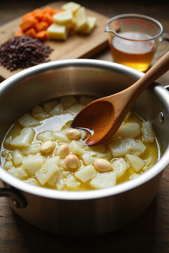 Simple Vegan Lentil Soup (Budget-Friendly) - preparation
