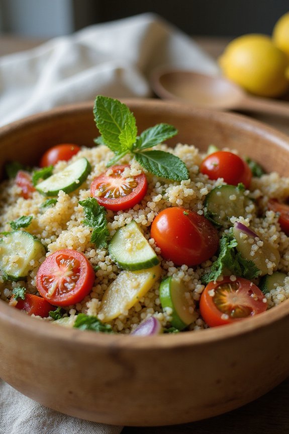 Simple Vegan Quinoa Salad (5-Ingredient) - preparation