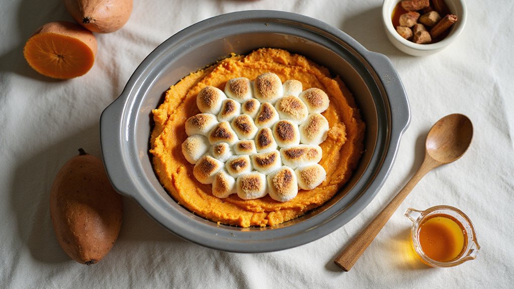 Slow Cooker Sweet Potato Casserole (Dairy-Free)