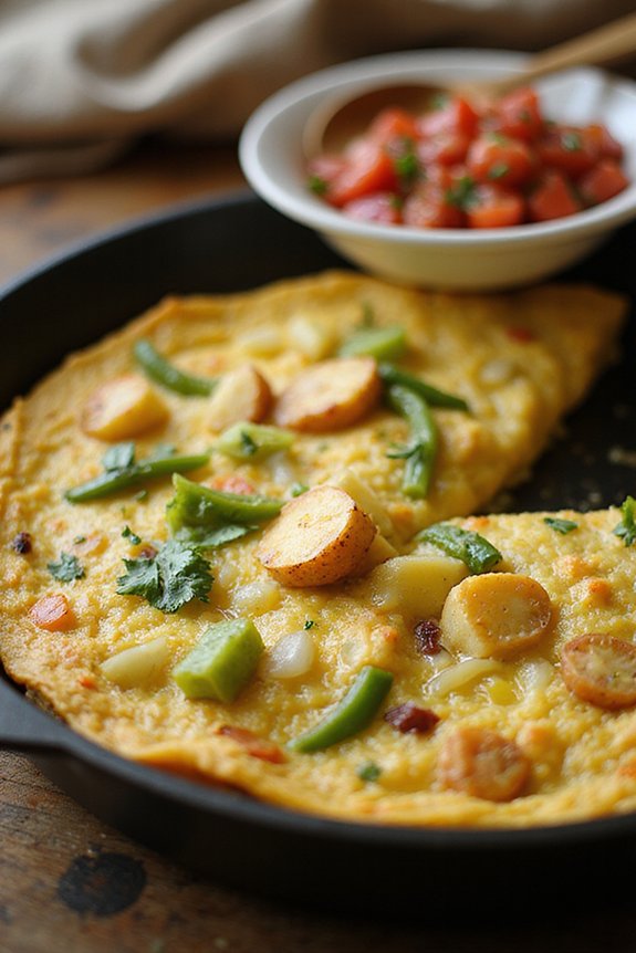 Spanish Tofu Omelette (30-Minute Vegan Dinner) - preparation
