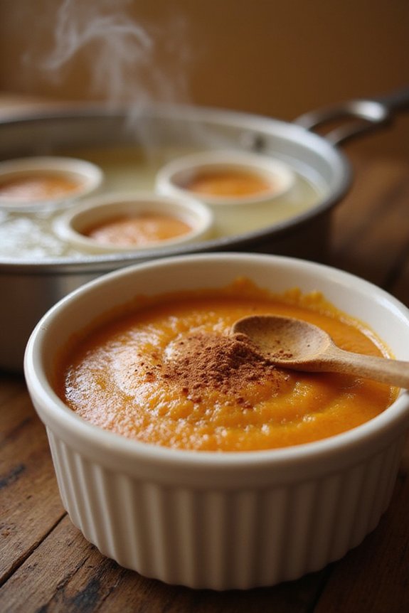 Spiced Sweet Potato Pudding (Vegan Dessert) - preparation