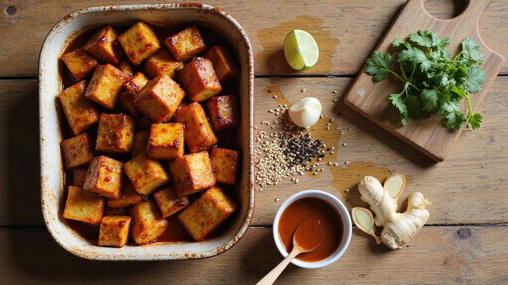 Spicy Baked Tofu (One-Pan Recipe)