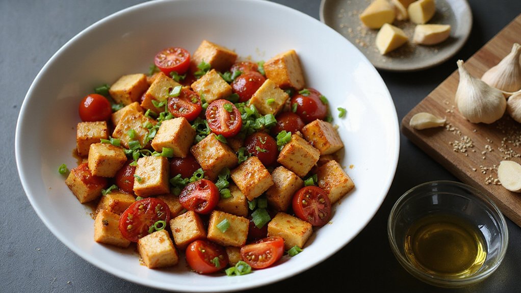 Stir-Fried Tofu & Vine-Ripened Tomatoes