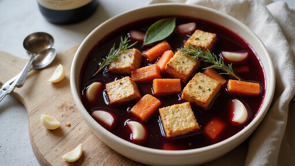 Tempeh Bourguignon (French Vegan Classic)