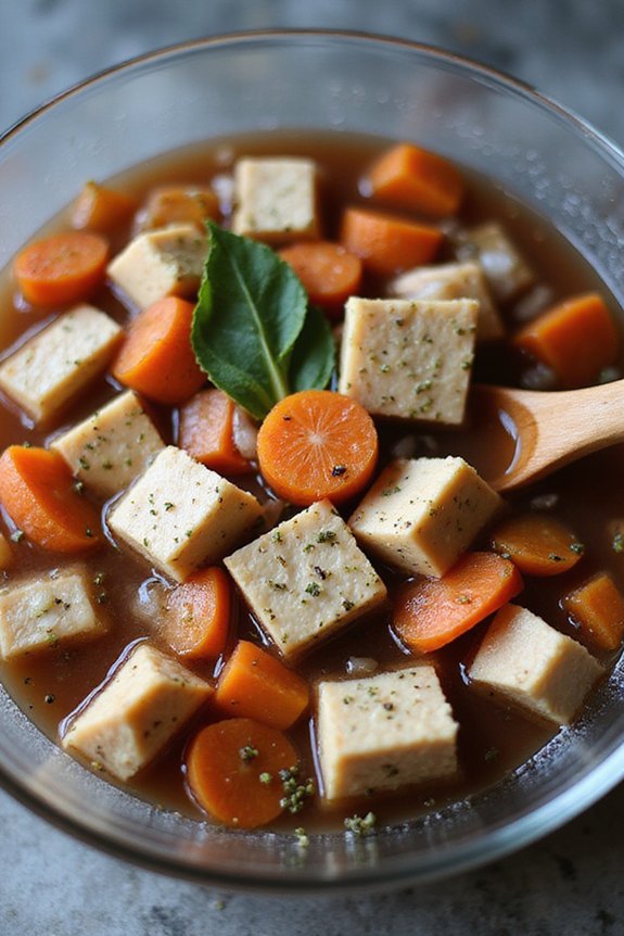Tempeh Bourguignon (French Vegan Classic) - preparation