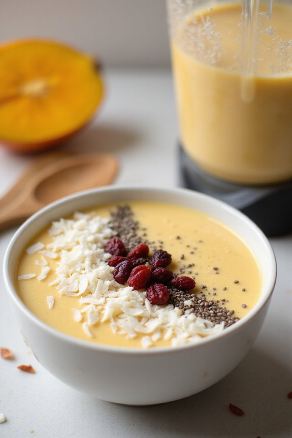 Tropical Smoothie Bowl With Mango (Easy) - preparation