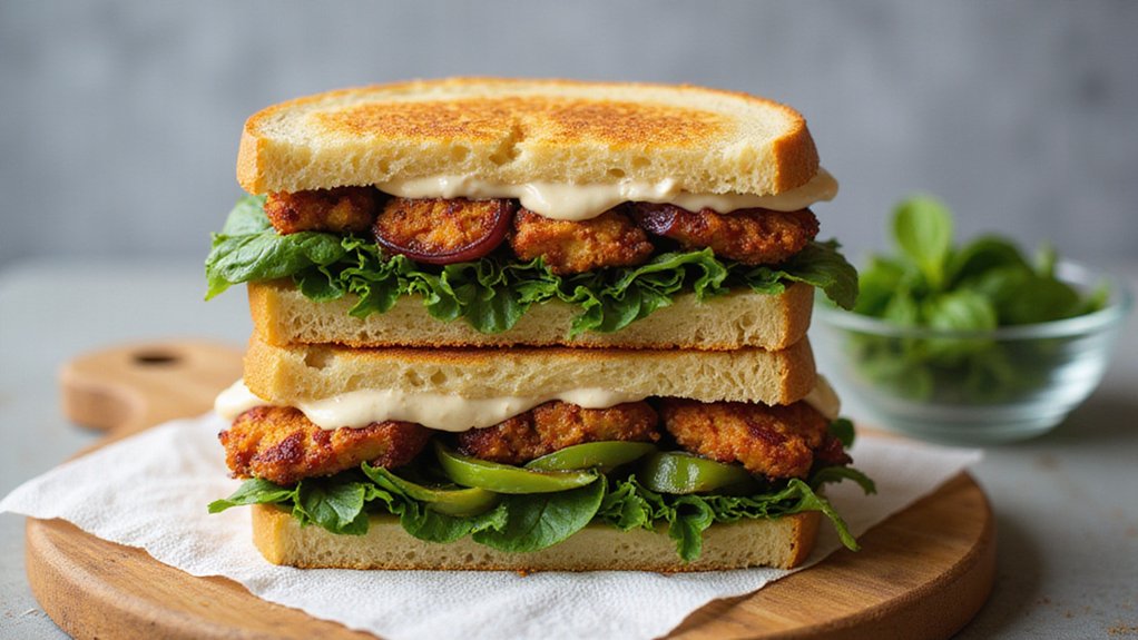 Ultimate Vegan Tofu Club Sandwich