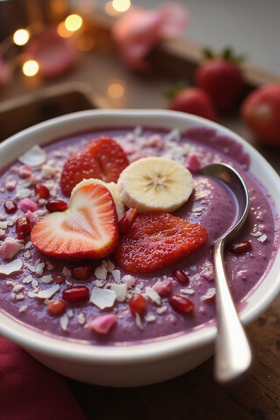 Valentine's Day Smoothie Bowl (5 Minutes) - preparation