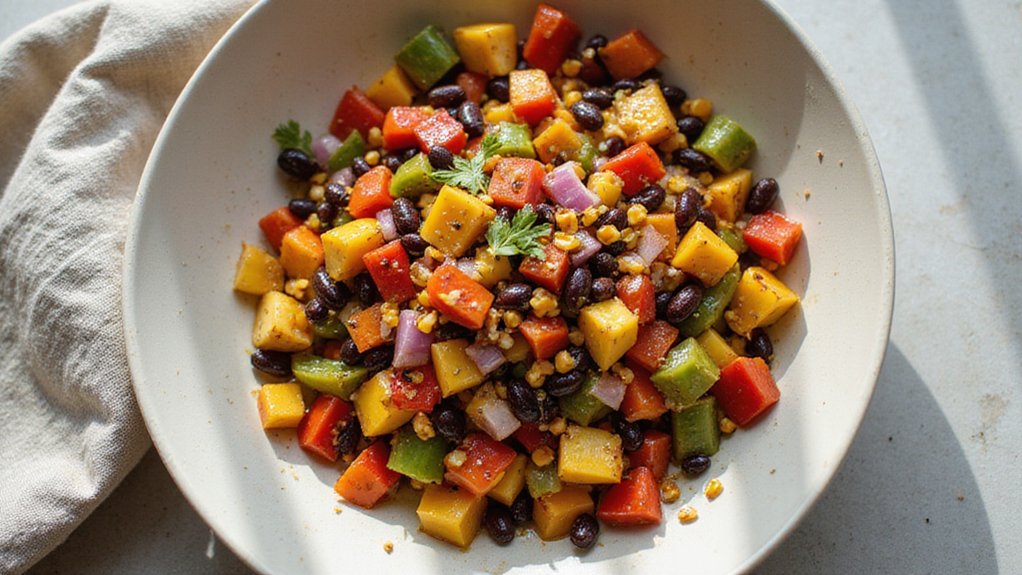 Vegan Cowboy Pepper Salad (Rainbow)