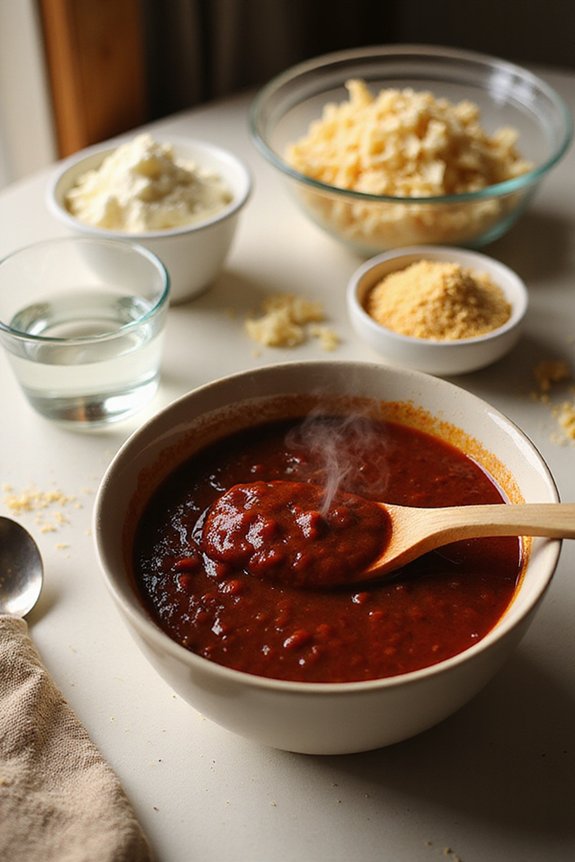 Vegan Pasilla Enchiladas (Make-Ahead Friendly) - preparation