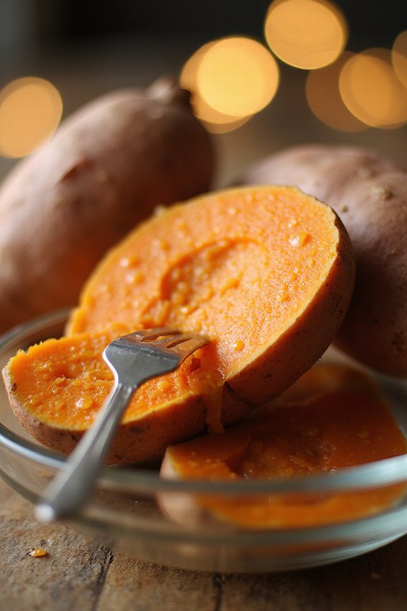 Vegan Sweet Potato Pumpkin Pudding Cups - preparation