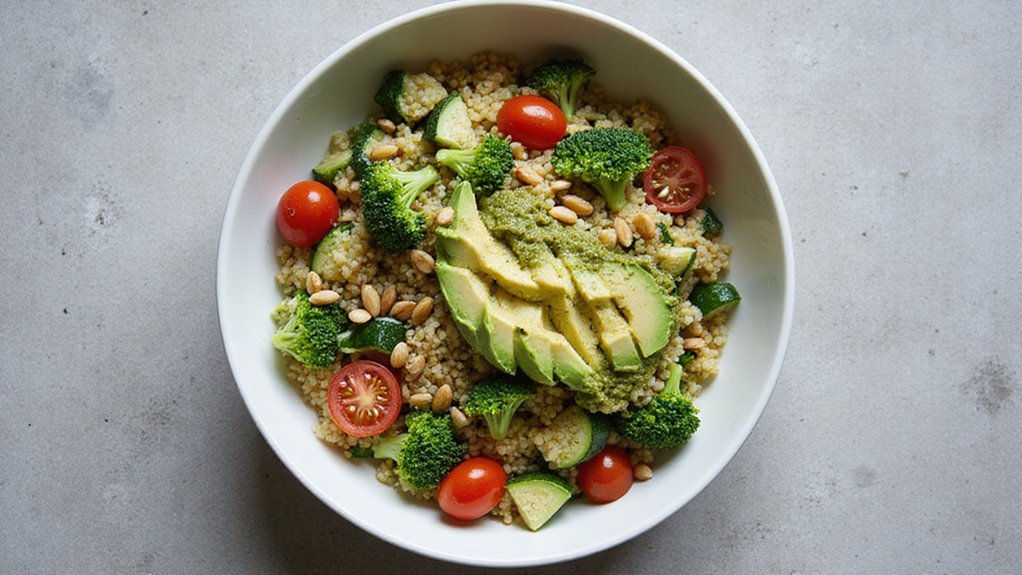 Vegetable Couscous With Sunflower Pesto