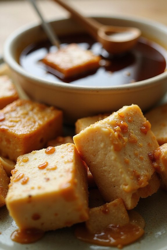 Zesty Tofu & Roasted Vidalia Sandwich - preparation